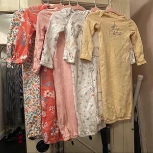 Carters sleeper gowns (NB & 3 months)